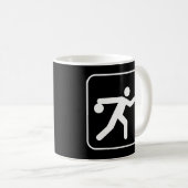 Bowlings-Symbol-Tasse Kaffeetasse (VorderseiteRechts)