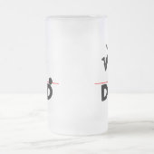 Bowlings-Vater Mattglas Bierglas (Mittel)