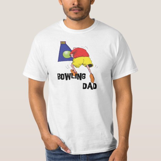 Bowlings-Vater T-Shirt (Vorderseite)