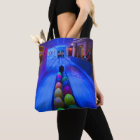 Bowlings-Weg-Ball-Schwarz-helle FarbTaschen-Tasche