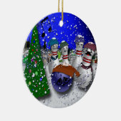 Bowlings-Weihnachten Carol Keramikornament (Rechts)