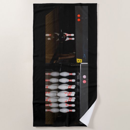 BowlingsBadetuch Strandtuch (Vorderseite)