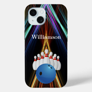 Bowlingspiel - Ball und Pins personalisieren mit N Case-Mate iPhone Hülle