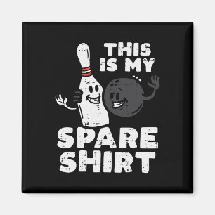 Bowlingspieler Das ist mein Ersatz-Shirt Bowling-M Magnet