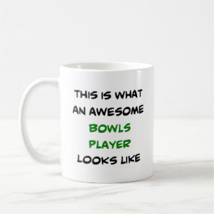 Bowlingspieler, phantastisch kaffeetasse