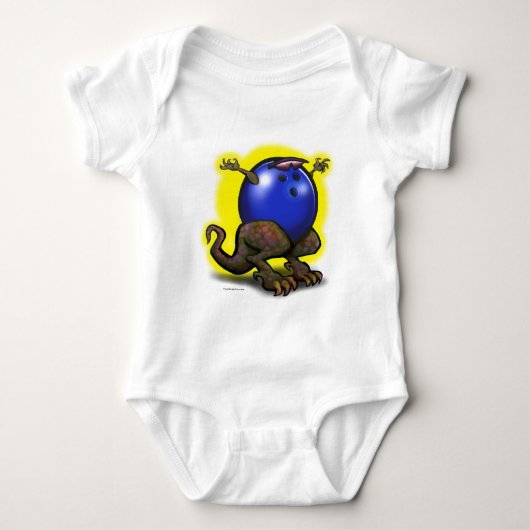 BowlingZilla Baby Strampler (Vorderseite)