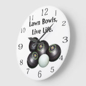 Bowls im Leben und spielen, Große Wanduhr (Winkel)