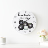Bowls im Leben und spielen, Große Wanduhr (Zuhause)
