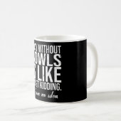Bowls lustige Sportgeschenk-Idee Kaffeetasse (VorderseiteRechts)