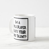 Bowls Player Super Talent. Tasse (Vorderseite Links)
