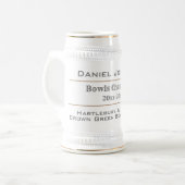 Bowls Spieler und Bowls Champion Bierglas (Vorderseite Links)