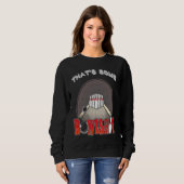 Bowlshit  Bowling Ten 10 Pin Hilarious Unique Retr Sweatshirt (Vorne ganz)