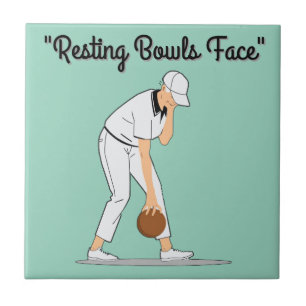 Bowlsport: Ruhende Bowls Gesichtslage Fliese