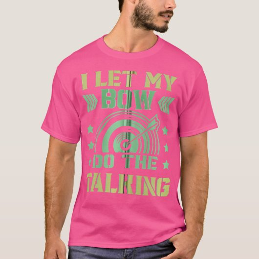 Bowman Archer Archery Spaß T-Shirt (Vorderseite)