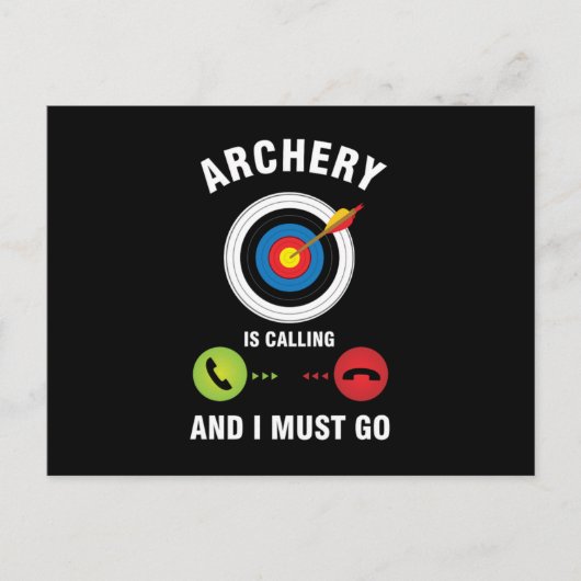 Bowman Archers Arrows Bows Target Shooting Gift Ar Postkarte (Vorderseite)