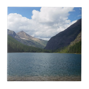 Bowman Lake - Glacier Nationalpark Montana Fliese
