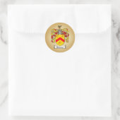 Bowman-Wappen Runder Aufkleber (Tasche)