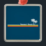 Bowman's Beach Florida Ornament Aus Metall<br><div class="desc">Bowman's Beach auf der Insel Sanibel Florida ist abgeschieden und malerisch und beliebt bei Muschelsammlern.</div>