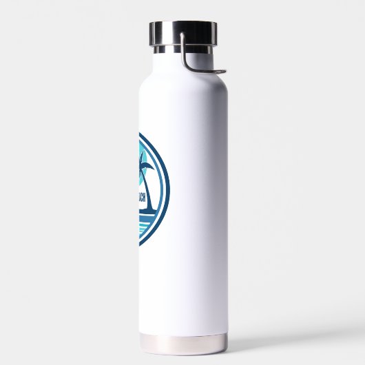 Bowman's Beach Florida Palm Tree Birds Trinkflasche (Links)