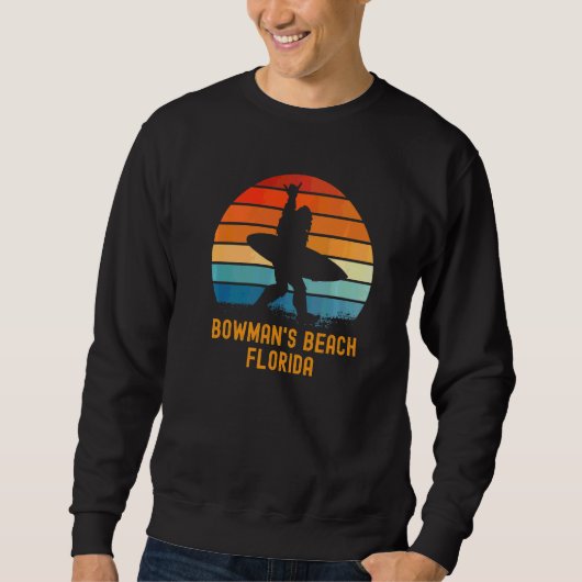 Bowman's Beach Florida Sasquatch Souvenir Sweatshirt (Vorderseite)