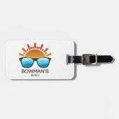 Bowman's Beach Florida Sonnenbrille Gepäckanhänger (Vorderseite horizontal)