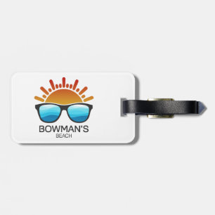 Bowman's Beach Florida Sonnenbrille Gepäckanhänger