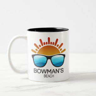 Bowman's Beach Florida Sonnenbrille Zweifarbige Tasse
