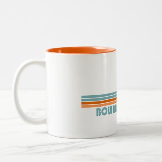 Bowman's Beach Florida Sun Palm Trees Zweifarbige Tasse (Links)
