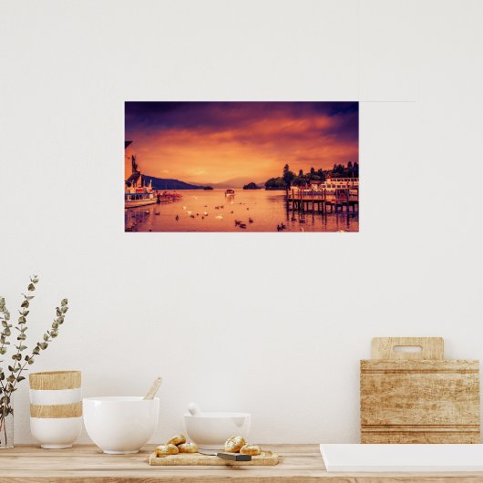 Bowness auf Windermere Poster (Küche)