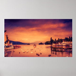 Bowness auf Windermere Poster