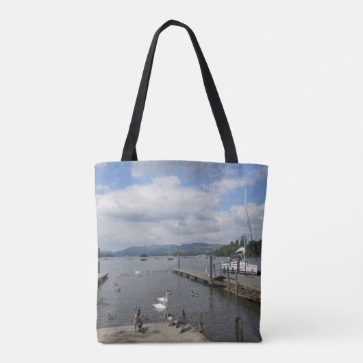 Bowness-on-Windermere Tote Bag Tasche (Rückseite)