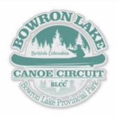 Bowron Lake Canoe Circuit Aufkleber (Vorderseite)
