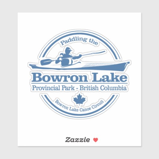 Bowron Lake PP (SK) Aufkleber (Blatt)
