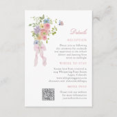 Bows and Wildflowers Begleitkarte (Vorderseite)