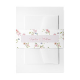 Bows and Wildflowers Einladungsbanderole