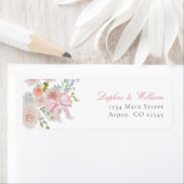 Bows and Wildflowers Return Address Label (Insitu)