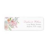 Bows and Wildflowers Return Address Label (Vorne)