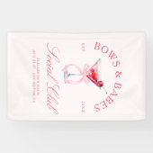 Bows & Babes Coquette Cherries Banner (Horizontal)