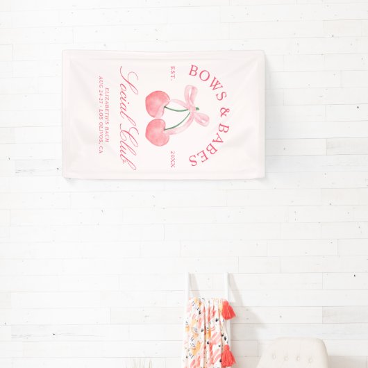 Bows & Babes Coquette Cherries Banner (InSitu)