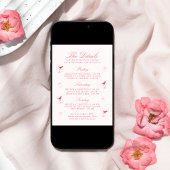 Bows & Babes Coquette Cherries Einladung