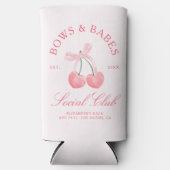 Bows & Babes Coquette Cherries Selters Dosenkühler (Vorderseite)