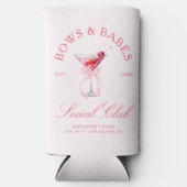 Bows & Babes Coquette Cherries Selters Dosenkühler (Vorderseite)