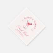 Bows & Babes Coquette Cherries Serviette (Ecke)