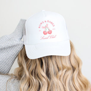 Bows & Babes Coquette Kirschen Junggesellinnenabsc Truckerkappe