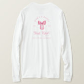 Bows & Babes Girls T-Shirt (Design Rückseite)