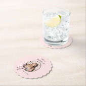 Bows & Babes Pink Bow Coquette Junggeselinnen-Absc Untersetzer (Vor Ort)