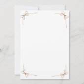 Bows Baby Neutral Foto Geburtskarte Ankündigung (Rückseite)