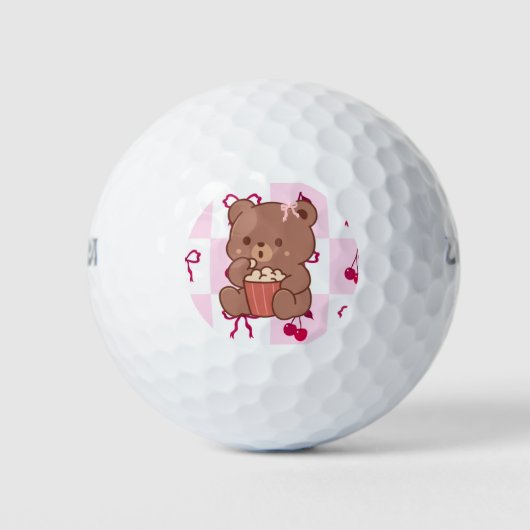 Bows & Bears Golf Balls Golfball (Vorderseite)