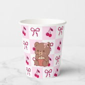 Bows & Bears Paper cups Pappbecher (Rückseite)