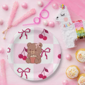 Bows & Bears Paper Plates Pappteller (Party)